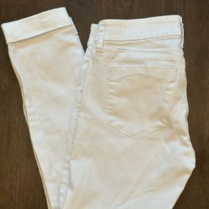 Loft size zero white jeans 25/0